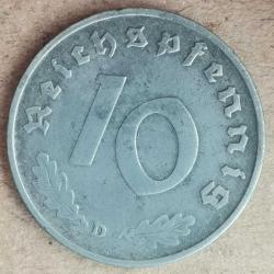 NAZİ ALMANYASI  1941 D  10   PFENNIG
