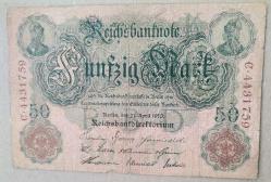 ALMANYA    50  MARK  KAĞIT PARA