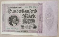 ALMANYA    100.000  MARK  KAĞIT PARA