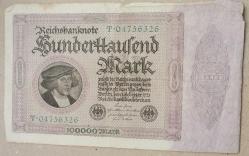 ALMANYA    100.000  MARK  KAĞIT PARA