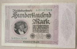 ALMANYA    100.000  MARK  KAĞIT PARA