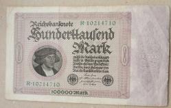 ALMANYA    100.000  MARK  KAĞIT PARA