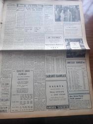 Vatan Gazetesi - Turkish Newspaper - 31 Mayıs 1953 - böyle mi olacaktı yazdan Ahmet Emin Yalman Başmakale - Adnan menderes'te Fuat Köprülü Londra'ya vardılar fotoğraf - Üçlü pakt askeri temsilcileri atinada toplanıyorlar - Tarsus vapuru hareket etti fotoğraf - cumhurbaşkanı Celal Bayar Kore'ye gidecek değiştirme birliğinin tatbikatında fotoğraf - Hilton oteli için Amerika'ya gidecek olanlar - Bahar ve çiçek bayramı başladı - Gülhane parkına giren çiçekli bir araba fotoğraf - fetih yıldönümünün yurt dışındaki akisleri - eski muharrirler için jübile yapıldı yapıldı fotoğraf - Kadınlar tekkesi yazan Refik Halit Karay Yazı Dizisi - Fatih ve vicdan hürriyeti yazan avukat Mustafa Emil Elöve - Türkiye İş Bankası Nişantaşı ajansı açılışı fotoğraf - İstanbul kapılarında fethin büyük tarihi romanı yazan Feridun Fazıl Tülbentçi Yazı Dizisi - Afyon fiyatları kararlaştırıldı - İstanbul Ankara İzmir Radyosu Programı -  Şehir Tiyatrosu Ankara dram kısmında Konsolos - Atlas sineması ters yüz oyunu