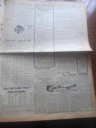 Vatan Gazetesi - Turkish Newspaper - 31 Mayıs 1953 - böyle mi olacaktı yazdan Ahmet Emin Yalman Başmakale - Adnan menderes'te Fuat Köprülü Londra'ya vardılar fotoğraf - Üçlü pakt askeri temsilcileri atinada toplanıyorlar - Tarsus vapuru hareket etti fotoğraf - cumhurbaşkanı Celal Bayar Kore'ye gidecek değiştirme birliğinin tatbikatında fotoğraf - Hilton oteli için Amerika'ya gidecek olanlar - Bahar ve çiçek bayramı başladı - Gülhane parkına giren çiçekli bir araba fotoğraf - fetih yıldönümünün yurt dışındaki akisleri - eski muharrirler için jübile yapıldı yapıldı fotoğraf - Kadınlar tekkesi yazan Refik Halit Karay Yazı Dizisi - Fatih ve vicdan hürriyeti yazan avukat Mustafa Emil Elöve - Türkiye İş Bankası Nişantaşı ajansı açılışı fotoğraf - İstanbul kapılarında fethin büyük tarihi romanı yazan Feridun Fazıl Tülbentçi Yazı Dizisi - Afyon fiyatları kararlaştırıldı - İstanbul Ankara İzmir Radyosu Programı -  Şehir Tiyatrosu Ankara dram kısmında Konsolos - Atlas sineması ters yüz oyunu