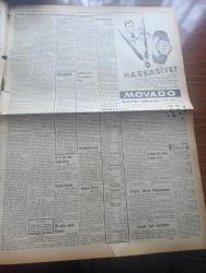 Vatan Gazetesi - Turkish Newspaper - 22 Temmuz 1953 - içiniz rahat olsun yazan Ahmet Emin Yalman Başmakale - profesörler hakkındaki tasarı kanunlaştı - Adnan Menderes CHP ileri gelenleri ile konuştu - meclisten çıkarılan Kamil Boran fotoğraf - Milli eğitim Bakanı Rıfkı Salim burçak fotoğraf - Malatya suikasti davasına 3 Ağustos'ta başlanıyor - Sovyetler Türkiye'ye yeni bir nota verdiler - Millet Partisinden bazı evraklar alındı - Musaddık mezarlıkta bayıldı - Hürriyet Partisi kurulacağı haberi yalanlandı - Yeni Sabah gazetesinin yeni yalanı - Polonya'da çarpışma olduğu bildiriliyor - Kore'de mütareke görüşmeleri hızlandı - Türkiye Yugoslavya ve Yunanistan arasında iktisadi yakınlık - boğaza inşa edilecek asma köprü Ortaköy ile Beylerbeyi arasında köprü maketi fotoğraf - Kasımpaşa askeri ambarları yanıyor - Amerikan filosu bugün geliyor - yeni hava meydanı lokantası Cumhuriyet bayramında açılacak - 38 Halkevi kütüphane oluyor - Celal Bayar'ın kabulü - Piskopos Makarios ile  mülakat
