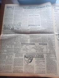 Vatan Gazetesi - Turkish Newspaper - 3 Haziran 1962 - yeni hükümeti kurma görevini aldığı Dün resmen açıklanan İsmet İnönü'nün niyeti milli koalisyon - reformlar için CHP garantiler isteyecek - Nurettin Ardıçoğlu CMKP milli bir koalisyon istiyor dedi - Cumhuriyetçi  Köylü Millet Partisi kesin olarak ikiye parçalandı - Türk doktoru Atilla M. Yetiş Amerika'da büyük başarıya ulaştı - Liman tahmil ve tahliye işçileri sendikası vatan haini değiliz fotoğraf - Türkiye'de ilk defa av köpekleri yarışması yapıldı fotoğraf - Eskişehir şehitleri için hazin bir tören yapıldı - Karaman'da dil Bayramı dün başladı - Atatürk çocuk kulübü kuruldu - Batı sineması - Meşrutiyet kıraathanesi Yazan Rıfat Ilgaz - Üç perdelik cinayet yazan agatha christie çeviren Ülkü Tamer Yazı Dizisi - cezayirde yaşayan Fransızlar müthiş bir panik halinde - Safiye Ayla'nın evi soyuldu - Yeşildirek karşıyaka'yı tek golle mağlup etti - Beşiktaş 2 Fenerbahçe 0 - Beşiktaş Kongresi bugün yapılıyor Hakkı Yeten rakipsiz fotoğraf