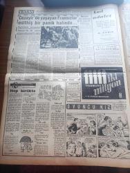 Vatan Gazetesi - Turkish Newspaper - 3 Haziran 1962 - yeni hükümeti kurma görevini aldığı Dün resmen açıklanan İsmet İnönü'nün niyeti milli koalisyon - reformlar için CHP garantiler isteyecek - Nurettin Ardıçoğlu CMKP milli bir koalisyon istiyor dedi - Cumhuriyetçi  Köylü Millet Partisi kesin olarak ikiye parçalandı - Türk doktoru Atilla M. Yetiş Amerika'da büyük başarıya ulaştı - Liman tahmil ve tahliye işçileri sendikası vatan haini değiliz fotoğraf - Türkiye'de ilk defa av köpekleri yarışması yapıldı fotoğraf - Eskişehir şehitleri için hazin bir tören yapıldı - Karaman'da dil Bayramı dün başladı - Atatürk çocuk kulübü kuruldu - Batı sineması - Meşrutiyet kıraathanesi Yazan Rıfat Ilgaz - Üç perdelik cinayet yazan agatha christie çeviren Ülkü Tamer Yazı Dizisi - cezayirde yaşayan Fransızlar müthiş bir panik halinde - Safiye Ayla'nın evi soyuldu - Yeşildirek karşıyaka'yı tek golle mağlup etti - Beşiktaş 2 Fenerbahçe 0 - Beşiktaş Kongresi bugün yapılıyor Hakkı Yeten rakipsiz fotoğraf