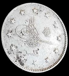 Abdülhamid 1293/27 2 Kuruş gümüş 2.45gr