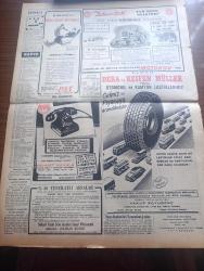 Vatan Gazetesi - Turkish Newspaper - 27 Kasım 1954 - korkunç bir yangın kapalıçarşı ve civarını baştan başa kül haline getirdi fotoğraf - binlerce dükkanı yakan ateş kalpakçılardan çıktı zarar 1 milyar liraya yakın - itfaiye fırın ağzını andıran kapıdan içeri giremiyor fotoğraf - 5 itfaiye eri yaralandı 2 polis ve bazı Çarşı bekçilerinin yanmış olmasından endişe ediliyor - otomobil sevdası Yazan İsmail Ateş Yazı Dizisi - Florence Nightingale İstanbul tesisi müteşebbis heyeti toplandı - hak milletindir yazan Ahmet Emin Yalman Başmakale - Türk Gökü II tatbikati bitti - Adnan Menderes pakistan'a gidecek - Bedii Faik tekrar tahliye talep edecek - Türkiye ile Arap Devletleri arasında karayolu yapılacak - sanat aleminde yazan Ercüment Berker - Vörös Lobogo üçüncü maçını bugün Fenerbahçe ile yapıyor - dünya güreş şampiyonası - İngiliz futbolcuların muhtemel grevi - sporcu Erol Erükal'ın centilmenliği - futbol sahalarına kauçuk döşenecek - Morfin satan fabrikatör Necati Sarvazlar tutuldu