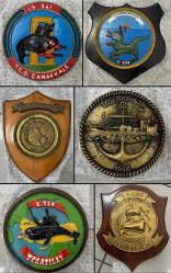 TÜRKİYE CUMHURİYETİ DONANMASI SAVAŞ GEMİ VE DENİZALTILARIMIZA AİT AMBLEMLER.....