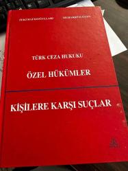 Türk Ceza Hukuku Özel Hükümler Kişilere Karşı Suçlar Savaş Yayınevi