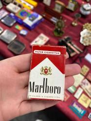 Marlboro Kibrit Kutusu, Antika Kibrit Kutusu, Dolu
