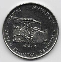 1970 fao saban kılıçtan üstündür 2.5lira hatıra parası