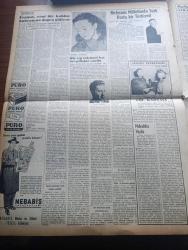 Vatan Gazetesi - Turkish Newspaper - 6 Kasım 1953 - çarkların suyu yazan Ahmet Emin Yalman Başmakale - Atatürk'ün Aziz naaşı başında nöbeti subaylar devraldılar fotoğraf - kız teknik öğretmen okulu öğrencileri diktikleri bayrağı Atatürk'ün tabutu üzerine örterlerken fotoğraf - yeni toplanma ve gösteri tasarısının esasları - İstanbul sokaklarını basan Moskova kabusu - yeni sabahın Moskova ilanlarından Beyazıt meydanı'na asılmış olanlar fotoğraf - Bayram Koçanik'in katli davasına bakıldı fotoğraf - İzmir'de Sümerbank iplik ve dokuma fabrikası açıldı - Cevdet Paşa ve İslam dininin hakiki şekli - Kore'de komünistler esirleri ikna'dan vazgeçiyorlar - Türkiye Köylü Partisi beyanname yayınladı - İstanbul kapılarında fethin büyük tarihi romanı yazan Feridun Fazıl Tülbentçi Yazı Dizisi - öğretim eğitim gençlik köşesi - Veba yazan Albert Camus çeviren Oktay Akbal Yazı Dizisi - sinema tenkitleri yazan Atilla İlhan - Birleşmiş milletler'de Türk dostu bir Türkiyeli Niğdeli Bay Aghnides fotoğraf