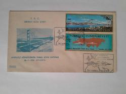 1970 BOĞAZİÇİ KÖPRÜSÜNÜN TEMEL ATMA TÖRENİ FDC