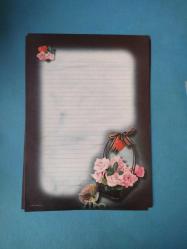 Asker Desenli Mektup Kağıdı