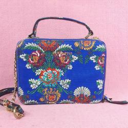 SANTA POLO ZİNCİR ASKILI ÇİFT TARAFLI FERMUARLI ÇANTA