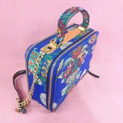 SANTA POLO ZİNCİR ASKILI ÇİFT TARAFLI FERMUARLI ÇANTA