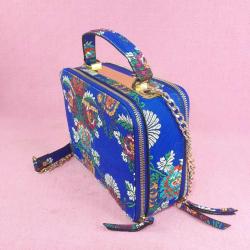 SANTA POLO ZİNCİR ASKILI ÇİFT TARAFLI FERMUARLI ÇANTA