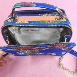 SANTA POLO ZİNCİR ASKILI ÇİFT TARAFLI FERMUARLI ÇANTA