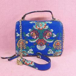 SANTA POLO ZİNCİR ASKILI ÇİFT TARAFLI FERMUARLI ÇANTA