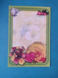 Asker Desenli Mektup Kağıdı