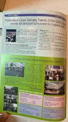 PERTEVNİYAL BÜLTENİ DERGİSİ - HAZİRAN 2005 SAYI: 8  HALİT KIVANÇ - AHMET ÇETİNSAYA - AZİZ YENİYOL - RIDVAN ERİŞ - SİNAN YÜKSEL - RAUF GÜLER - NAİM TEMUR - BAYRAM AĞZIKURU - GÜNGÖR DOĞANER - ŞENEL KARA - BURAK ÖZTANER - MEHMET BENZER - CEVDET ŞİMŞEK - EMİL KERİMOV - ENİS BİLEN - TOLGA BURAK UYSAL - UMUT ATAY - DİLARA DERVER - MERVE DEMİR - YASEMİN SOĞANLI - DİDEM DEMİRCİ - NEVZAT ERGÜL - ŞEFİK KULUK - BARIŞ TUNA - ELİF TOZLU - DUYGU OKÇU - ARZU YURTSEVEN - ERDEM GÜLER - FEYYAZ YILDIZ - NECMETTİN KANBEN  HEP BİRLİKTE EL ELE NİCE FESTİVALLERE - HALİT KIVANÇ İLE RÖPORTAJ - AHMET ÇETİNSAYA İLE SÖYLEŞİ - BAŞAK SİGORTA PERTEVNİYALLİLERE EMANET - 8. GELENEKSEL PERTEVNİYAL KOŞUSU - DÜDÜKLÜDE KIYMALI BAMYA - PİLAV VE AŞURE GÜNÜ - 133. YILIMIZI KUTLADIK - 2005 GENÇLİK FESTİVALİ - 30 MART GEZİSİ - RAUF GÜLER İLE SOHBET - PERTEVNİYALDE SPOR - SATRANÇ TAKIMI VE BAŞARILARI -  TAM TAKIM EKSİKSİZ 24 SAYFA