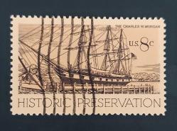 LOT.16 » Amerika Birleşik Devletleri Charles Morgan Posta Gemisi- damgalı pul