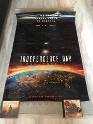 Film Afişi Çift Taraflı Independence Day Resurgence Kurtuluş Günü 2 Yeni Tehdit