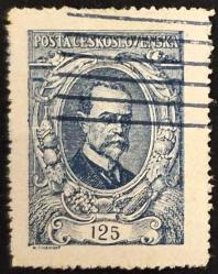 +++ ÇEKOSLAVAKYA BAŞKAN MASARYK     1920     - DAMGALI