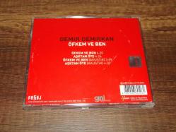 DEMİR DEMİRKAN - ÖFKEM VE BEN  ...  DÖNEM BASKISI TEMİZ  MÜZİK CDSİDİR.