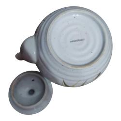 Vintage Alman Seramik El Boyama Demlik - Çaydanlık