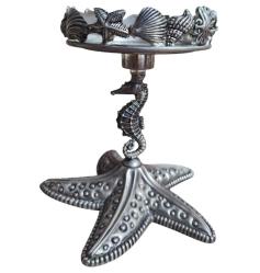 Alman Gümüş Antika Denizatı Şamdan