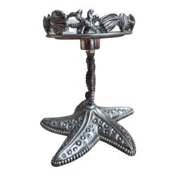 Alman Gümüş Antika Denizatı Şamdan