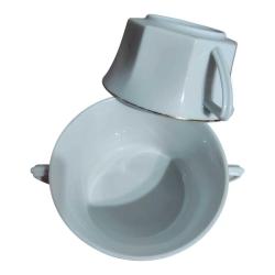 Bavaria Porselen Çift Kulplu Kase Seti 4'lü