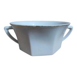 Bavaria Porselen Çift Kulplu Kase Seti 4'lü