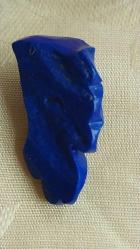 Afgan Oyması Doğal Lapis Lazuli Taşı Kolye /yüzük için.