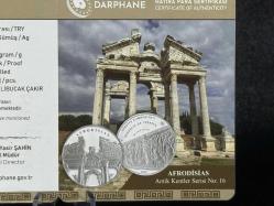 DARPHANE AFRODİSİAS ANTİK KENTLER SERİSİ NO:16 925 AYAR GÜMÜŞ HATIRA SİKKESİ