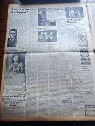 Vatan Gazetesi - Turkish Newspaper - 5 Kasım 1953 - büyük Türkiye ve rolü yazan Ahmet Emin Yalman Başmakale - Malatya suikasti davasına devam edildi - Necip Fazıl Kısakürek yine tahliye talebinde bulundu - Atamızın Aziz naaşını havi olan tabut dün muvakkat kabirden çıkarılırken fotoğraf - Aziz naaşın başındaki ilk nöbeti üniversiteli gençler aldı fotoğraf - Pakistan umumi valisi Ghulam Muhammed memleketimize geliyor - Kore'de esirleri nasıl kandırıyorlar - General Franco yeni ittifakı izah etti - Makbule Atadan ve Başbakan Adnan Menderes Etnografya müzesinden ayrılıyorlar Fotoğraf - sigara çeşidi azaltılmayacak - Krupp boğazda yapılacak asma köprü için mukavele imzalamamış - Türkiye İş Bankası - İstanbul kapılarında fethin büyük tarihi romanı yazan Feridun Fazıl Tülbentçi Yazı Dizisi - İstanbulspor 4 Vefa 2 - Atatürk'ün tabutu vinçle yavaş yavaş dışarı alınıyor fotoğraf - eski bir casus olan İsmail Ege Amerikan kongresi'ne mühim şeyler anlattı fotoğraf - Ayten Çankaya fotoğraf