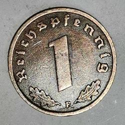 NAZİ ALMANYASI  1937  F    1 PFENING
