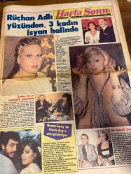 HAFTA SONU GAZETESİ DOĞUM GÜNÜ HEDİYESİ  ( Turkish Newspaper ) - 19 OCAK 1979 -TAM TAKIM 12 SAYFADIR -Rüçhan Adlı-Muazzez Abacı-Türkan Şoray-Nazan Şoray-Şevkat Adlı-Hülya Koçyiğit-Kadir İnanır-Hasan Erdoğan-Yüksel Özkasap-Seçil Heper-Mireille Mathieu-Edip Akbayram-Müjde Ar-Bülent Ersoy Rüçhan Adlı yüzünden 3 kadın isyan halinde-Filiz Akın-Engin Ardıç-Cüneyt Arkın-Sevim Güneri-Yılmaz Güney-Emel Sayın-Nazan Şoray da enişte beye ateş püskürüyor-Bir büyük kayıp-Hayatının rolüne karşılık yirmi günde 10 kilo-Kadir İnanır G.S.’li Erdoğan’ın dayısı-Zeytinburnu burnumda tütüyor-Ölümden dönüşün 10. yılında-Bir postumuz var atarız nerede olsa yatarız-Yüksel Özkasap Gurbetçi-Sahnede tabancaların patladığı gece-Jackie gizlice mi evlendi-Mireille Mathieu’nun İstanbullu ikiz kardeşi-Artık Cemile’nin de diploması var-Edip Akbayram için sultanlık son buldu-Mutlaka bir koca belki bir çocuk-Bülent Ersoy babalardan kaçıyor-haftaya bakış - İdil Koleksiyon