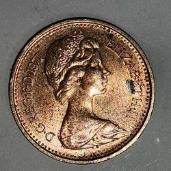 İNGİLTERE  1971   1/2  PENNY