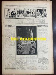 Osmanlıca Akbaba Mizah Dergisi-Gazetesi, Orijinal Dönem Basım, (Ottoman Magazine-Newspaper) - 23 Haziran 1924 - Sayı: 162 - Rumi: 23 Haziran 1340 - Hicri: 22 Zilkade 1342 - Karikatürist Ramiz Gökçe'nin Mussolini Temalı Çalışması: 