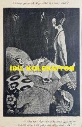 Osmanlıca Akbaba Mizah Dergisi-Gazetesi, Orijinal Dönem Basım, (Ottoman Magazine-Newspaper) - 23 Haziran 1924 - Sayı: 162 - Rumi: 23 Haziran 1340 - Hicri: 22 Zilkade 1342 - Karikatürist Ramiz Gökçe'nin Mussolini Temalı Çalışması: 