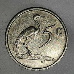 GÜNEY AFRİKA  1987   5 CENT