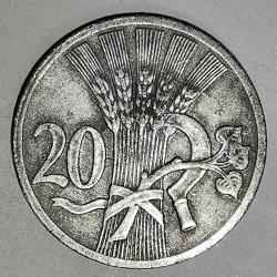 Bohemya ve Moravia  1941   20  HELLER