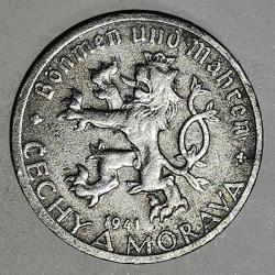 Bohemya ve Moravia  1941   20  HELLER