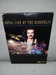 Cd+ Dvd Yanni  LIVE At The Acropolis  YANNI - LİVE At The Acropolis. Orijinal. Amerikan baskı NTSC. Digipack 10 üzerinden 9. Diskler 10/9.5 iyi durumda sorunsuz çalışıyor. koleksiyonluk
