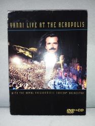 Cd+ Dvd Yanni  LIVE At The Acropolis  YANNI - LİVE At The Acropolis. Orijinal. Amerikan baskı NTSC. Digipack 10 üzerinden 9. Diskler 10/9.5 iyi durumda sorunsuz çalışıyor. koleksiyonluk