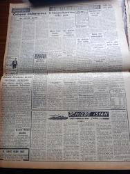 Vatan Gazetesi - Turkish Newspaper - 22 Ağustos 1954 - gayri mesul bir hareket yazan Ahmet Emin Yalman Başmakale - Demokrat Parti Kongresi 20 ekimde toplanıyor - Ticaret bakanı Sıtkı Yırcalı İzmir fuarının açılışında konuşuyor fotoğraf - Türkiye Kıbrıs meselesini yakından takip ediyor - Türk ve buzdolabı satan tacirlerin etikete itirazı - Başvekil Adnan Menderes gazetecilerin yemeğinde bulundu fotoğraf - yeni polislere Dün diploma verildi fotoğraf - Sovyet casusu Yatsikof 30 yıl hapse mahkum oldu - cumhurbaşkanı Celal Bayar'ın Tito'ya Armağan edeceği atlar fotoğraf - Gülhane sergisi hesapları inceleniyor - Boğaziçi sigaraları değişti - Tef mecmuası toplattırıldı - Fahrettin Kerim Gökay İsviçre'de Migrosçularla görüşecek - Amerikalı film artisti Douglas Fairbanks sabah Türkiye'de ayrılıyor Fotoğraf - Osmanlı tarihinde sayfalar yazan Feridun Fazıl Tülbentçi Yazı Dizisi - General Ali Fuat Cebesoy'un siyasi hatıraları Yazı Dizisi - Gina Lollobrigida fotoğraf - Good Year Lastikleri